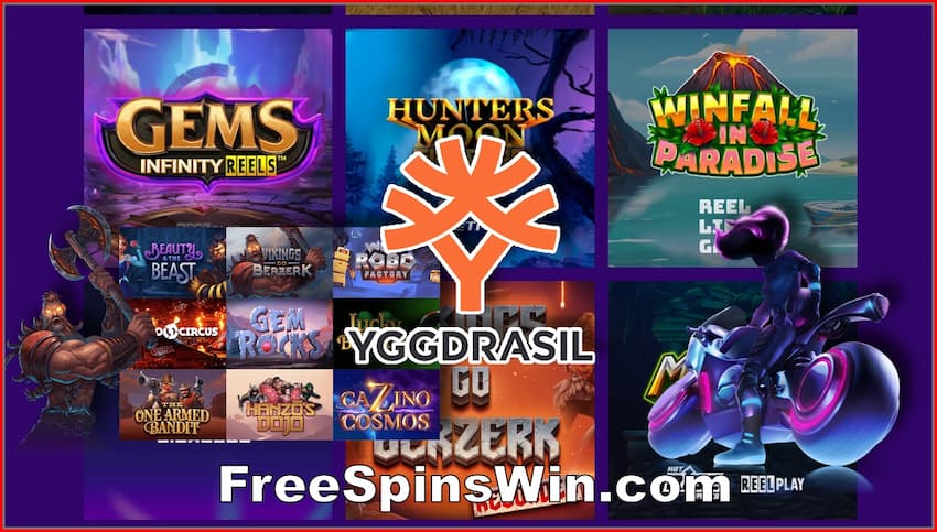 Yggdrasil Provider Review bei FreeSpinsWin.com ist auf diesem Foto.