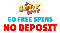 SlottyWay Казино 60 бесплатных вращений логотип png для одной страницы FreeSpinsWin.com