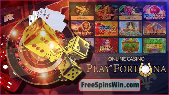 Bu resimdeki casino PlayFortuna'de oyuncuları ücretsiz çevirmeli çok çeşitli slot makineleri bekliyor!