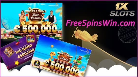 Holen Sie sich Freispiele an den besten Spielautomaten im Casino 1xSlots in diesem Bild!