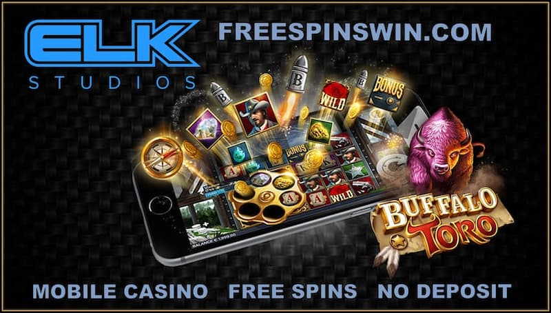 Bewertungen der besten Spielautomaten von Elk Studios für mobile Online-Casinos mit Freispielen ohne Einzahlung sind abgebildet.