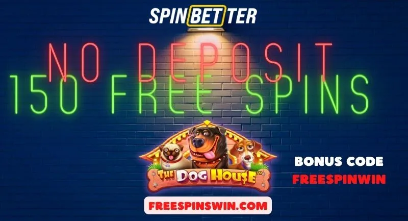 Wie bekomme ich 150 Freispiele ohne Einzahlung bei Spinbetter Casino abgebildet.