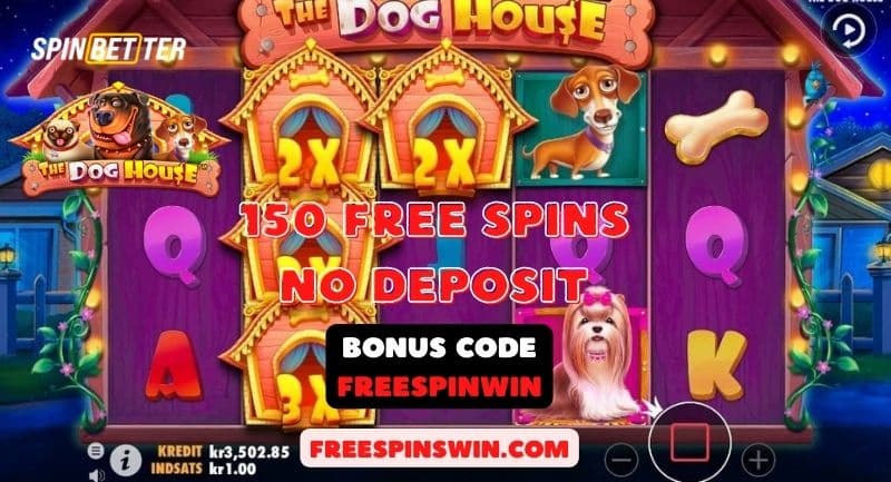 Holen Sie sich die Anzahl der Freispiele ab und holen Sie sich Ihre großen Gewinne in echtem Geld mit dem Slot The Dog House von dem abgebildeten Anbieter Pragmatic Play.